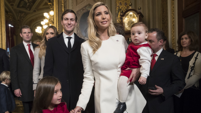 Ivanka and Jared with their kids