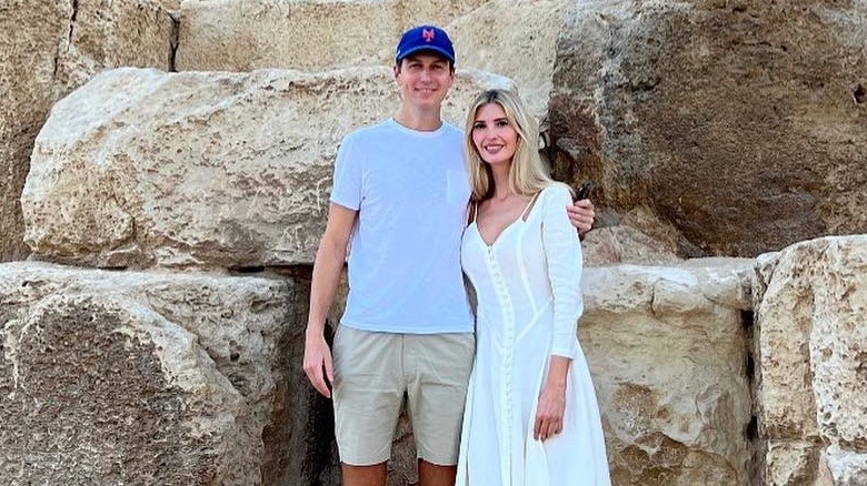 Jared Kushner and Ivanka Trump at pryramids