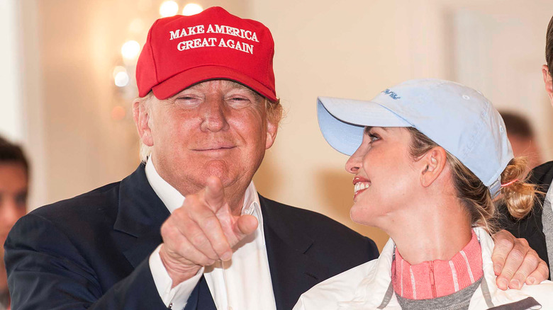 donald trump and ivanka trump smiling