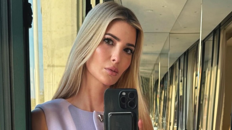 Ivanka Trump with iPhone