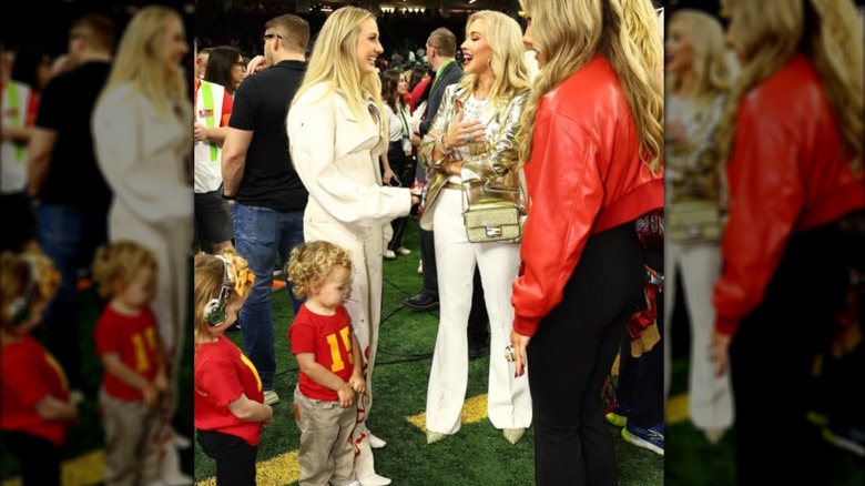 Brittany Mahomes attends the Super Bowl in New Orleans, LA (2025)