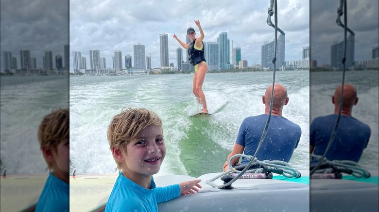 Ivanka Trump wakeboarding 