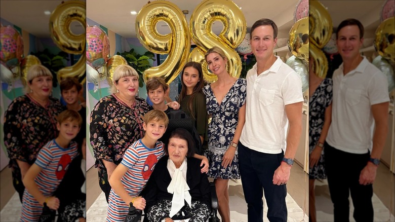 Ivanka Trump and her family posing