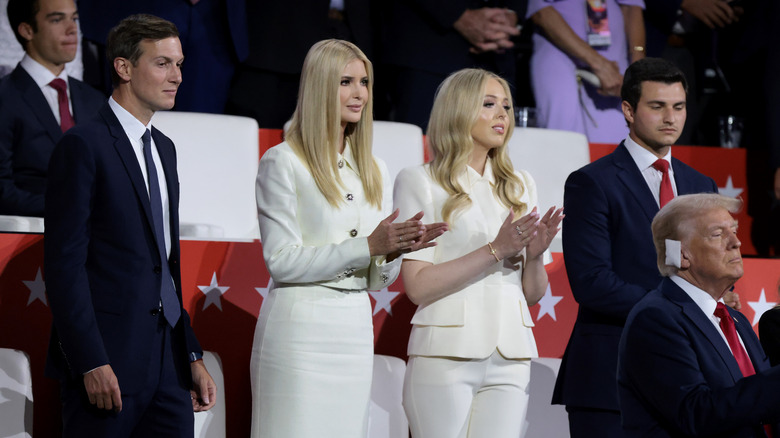 Jared Kushner, Ivanka Trump, and Tiffany Trump