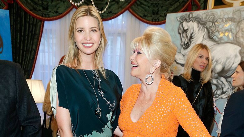 Ivanka and Ivana Trump smiling