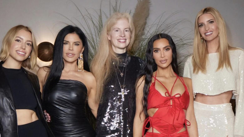 Kim Kardashian, Ivanka Trump, and friends celebrating Kim's Birthday 