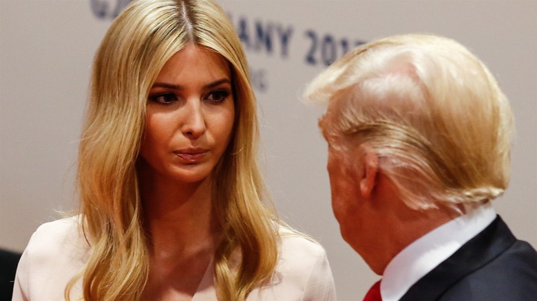 Ivanka Trump with Donald Trump