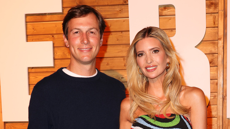 Ivanka Trump and Jared Kushner smiling 