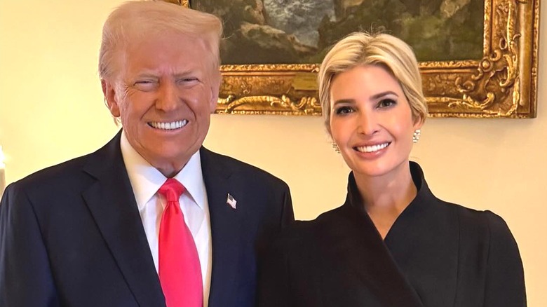 Ivanka and Donald Trump in White House March 2025