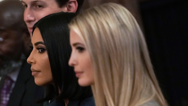 Kim Kardashian and Ivanka Trump