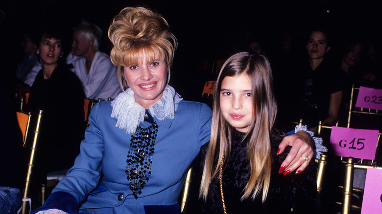 Ivana Trump, Ivanka Trump seated together