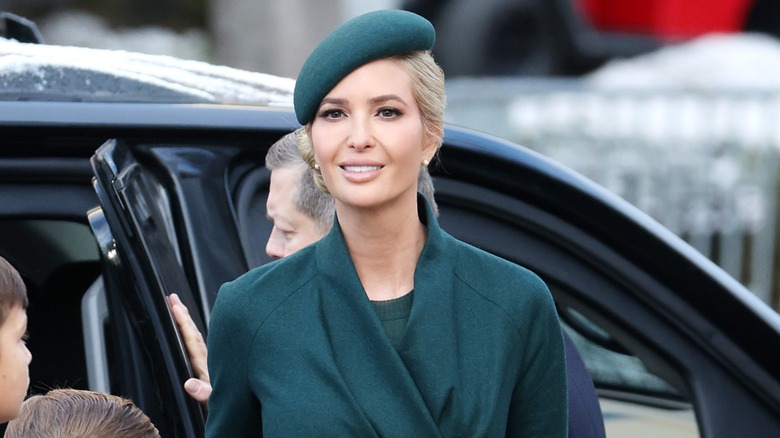 Ivanka Trump arrives for services at St. John's Church in Washington, DC (2025)