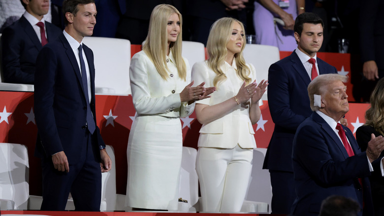 Ivanka and Tiffany Trump at the 2024 RNC