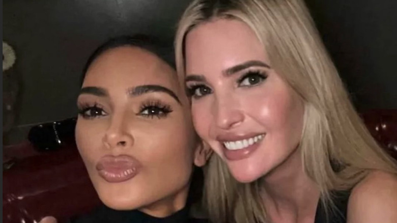 Kim Kardashian and Ivanka Trump selfie