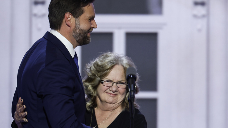 J.D. Vance hugging his mother