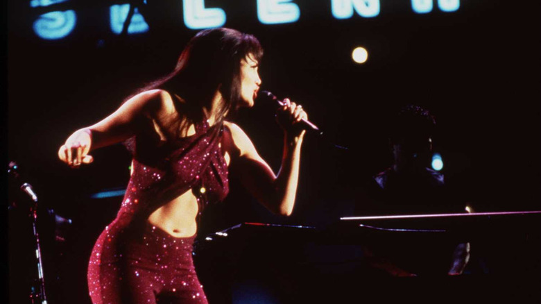 Jennifer Lopez in her role as Mexican-American singer, Selena﻿