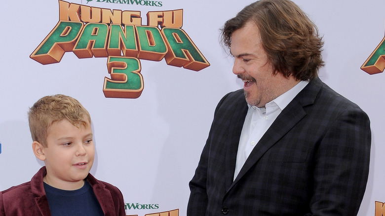 Jack Black and son