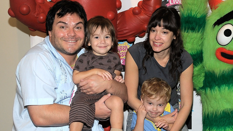 Jack Black and his children