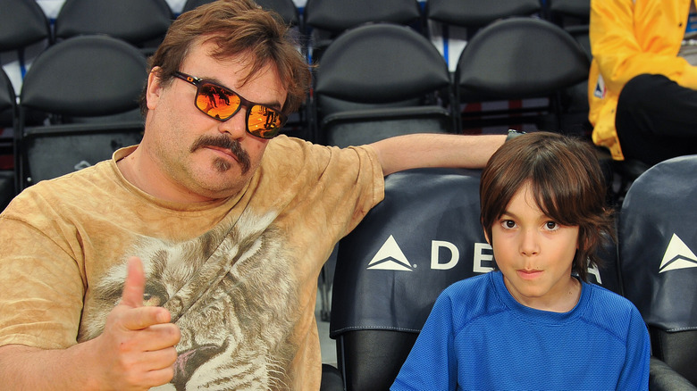 Jack Black and son Thomas