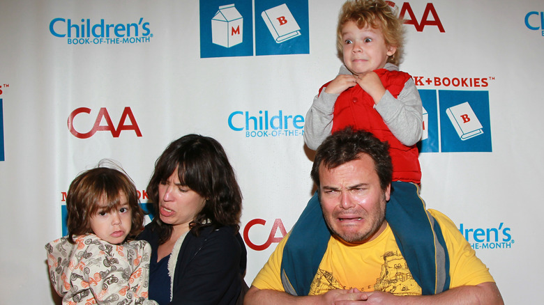 Jack Black and his family