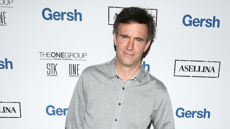 Jack Davenport posing in 2015 