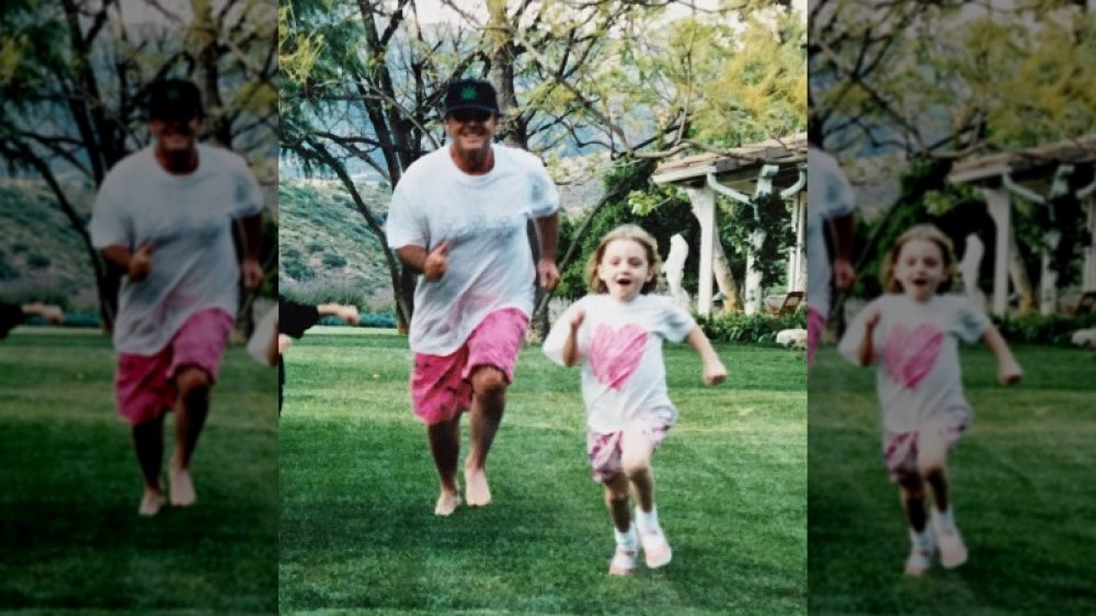 Jack Nicholson's daughter Lorraine with her father