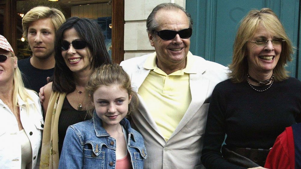 Jack Nicholson's daughter Lorraine with her father and other actors