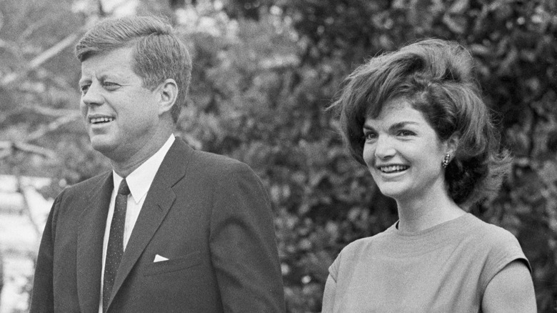 John F. Kennedy and Jackie Kennedy 