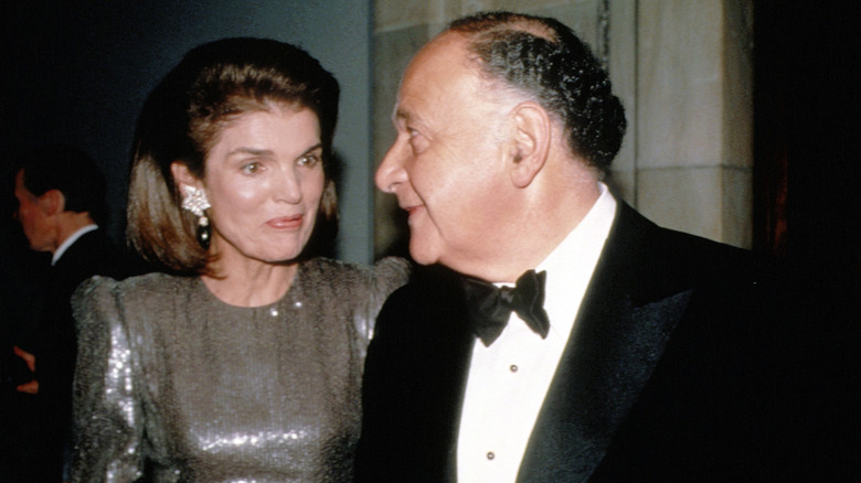 Jackie Kennedy and Maurice Tempelsman in New York City