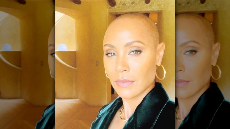 Jada Pinkett Smith glowing in a selfie