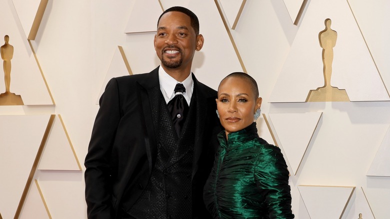 Will Smith and Jada Pinkett Smith smiling