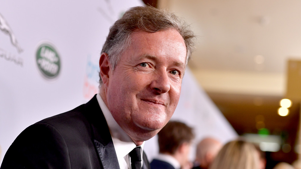 Piers Morgan posing