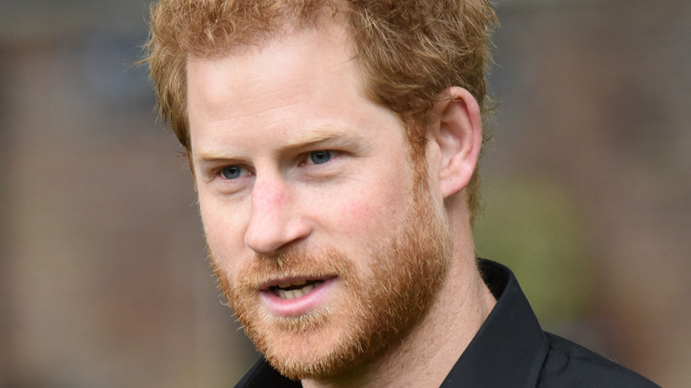 Prince Harry photographed at an event