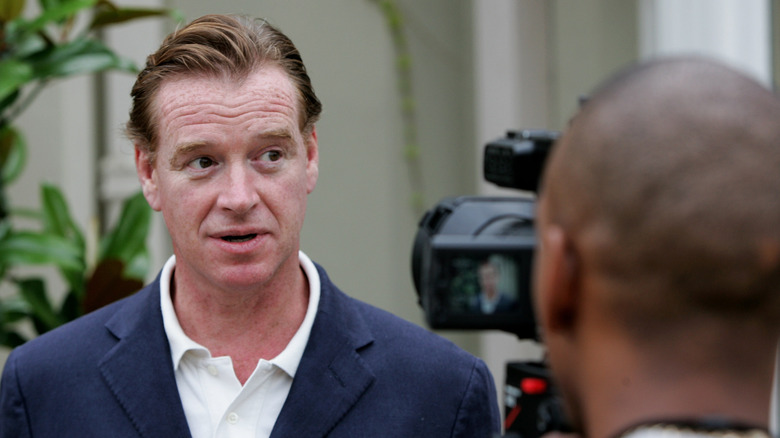 James Hewitt during an interview