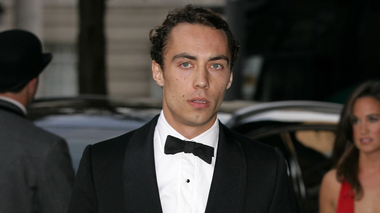 James Middleton walking outside