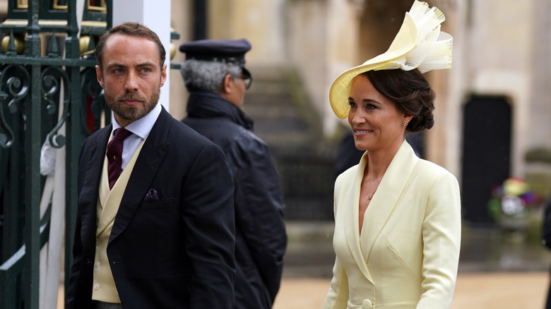 James Middleton with sister Pippa Middleton