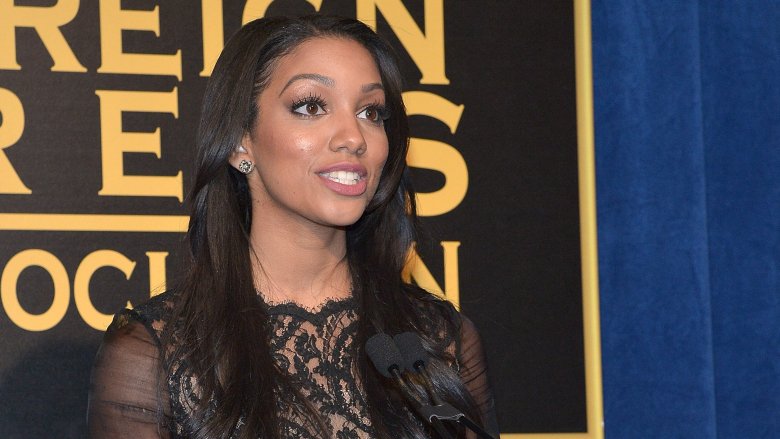 Corinne Foxx speaking