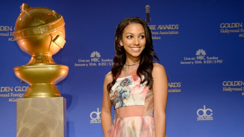 Corinne Foxx smiling