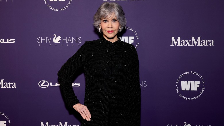 Jane Fonda on the red carpet