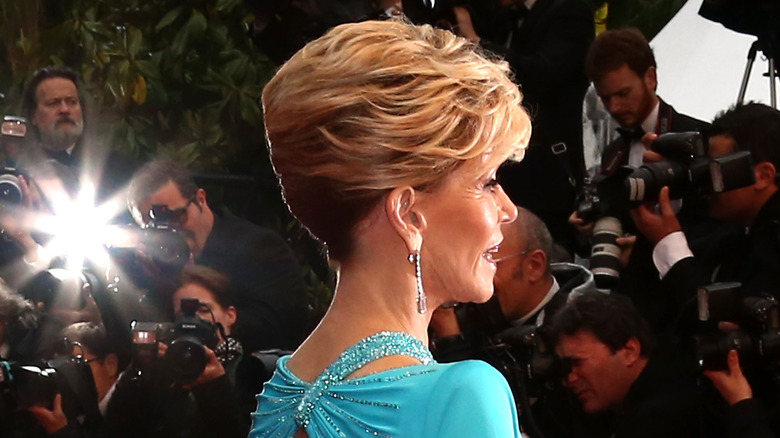 Jane Fonda updo