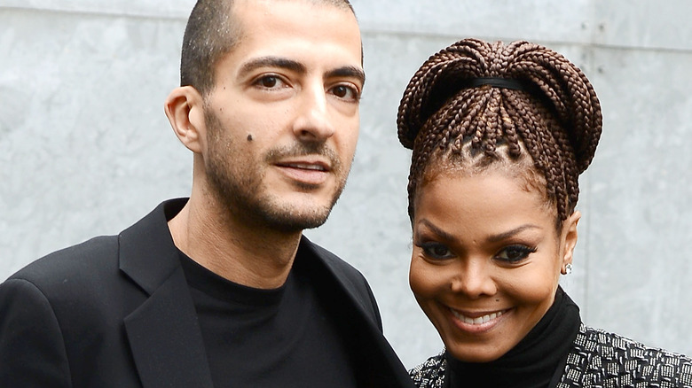 Janet Jackson and Wissam Al Mana smiling