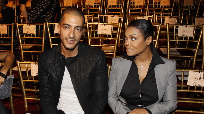 Janet Jackson and Wissam Al Mana smiling