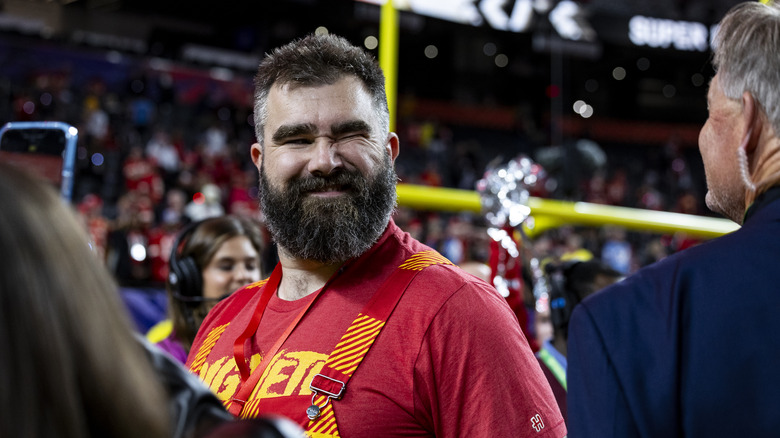 Jason Kelce smiling