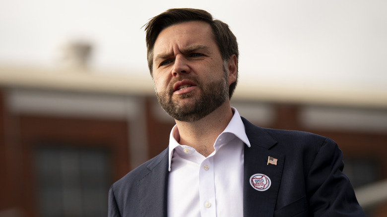 JD Vance in Cincinnati, Ohio, in 2024.