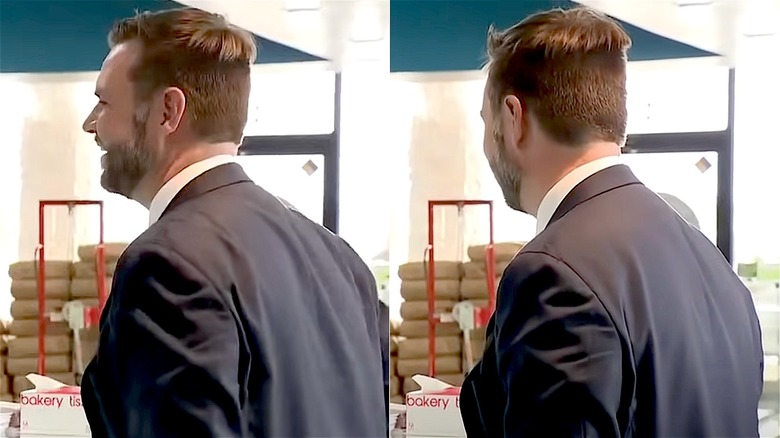 Profile and back of JD Vance hair