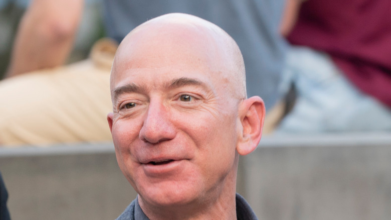 Jeff Bezos smiling