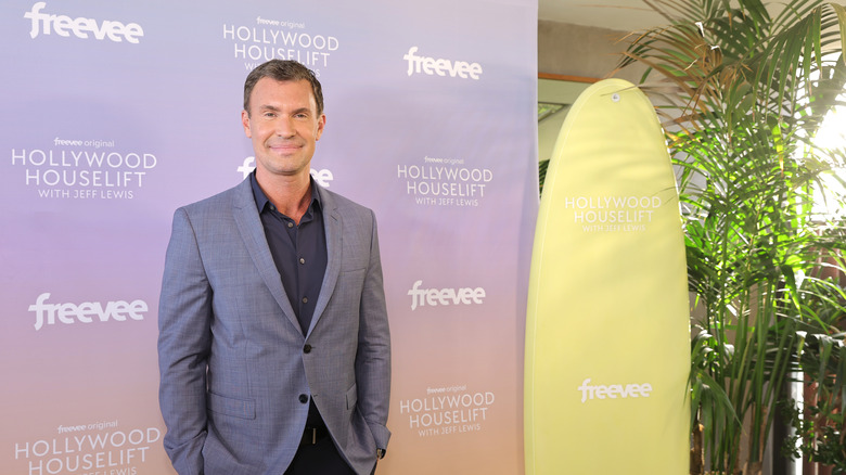 Jeff Lewis smiling at premiere