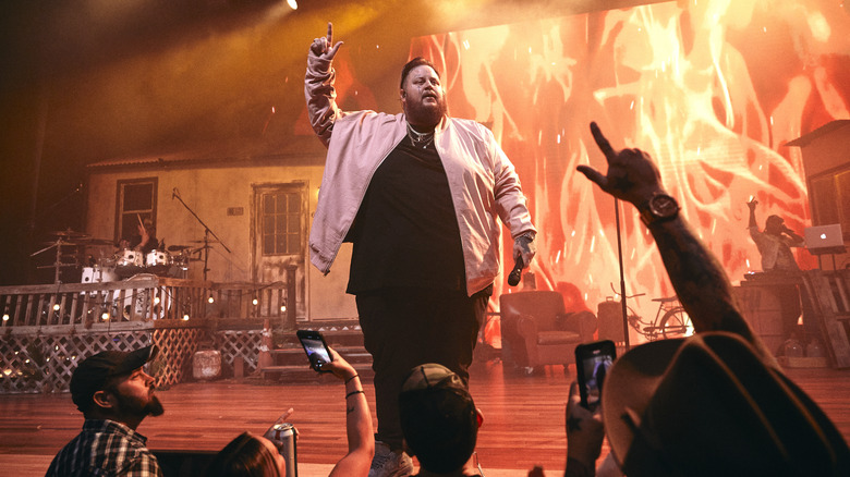 Jelly Roll performing in Nashville in 2021