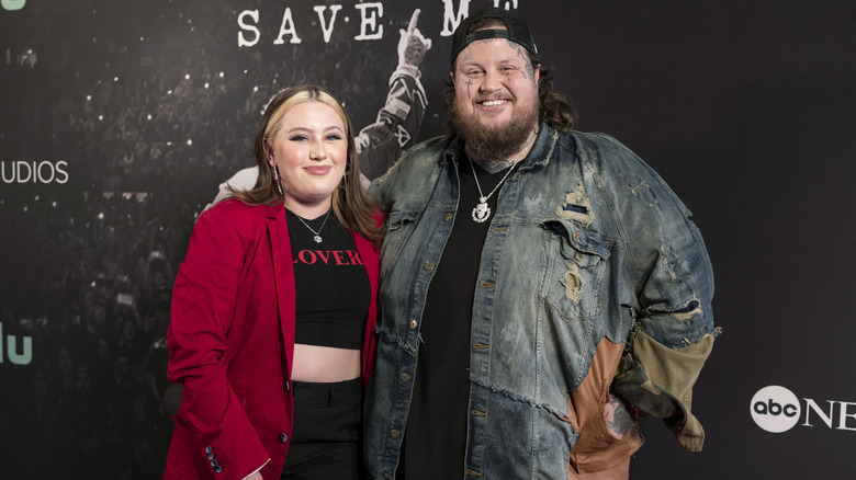 Bailee Ann DeFord and Jelly Roll attending the premiere of "Jelly Roll: Save Me"