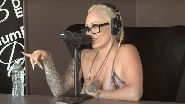 Bunnie Xo hosting Dumb Blonde podcast